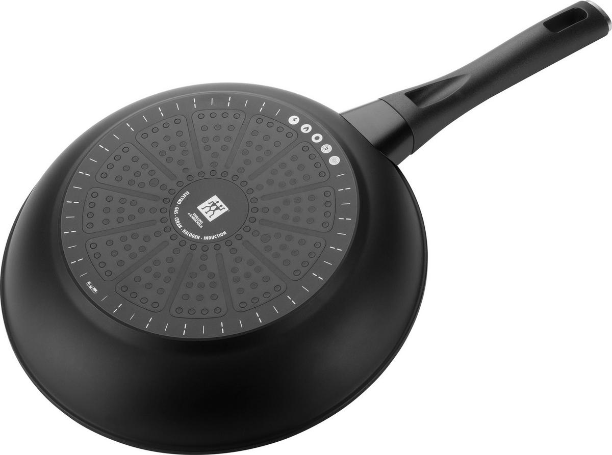 PÁNEV NA SMAŽENÍ  nepřilnavý povrch PTFE  28 cm  - černá, Basics, kov (28cm) - Zwilling
