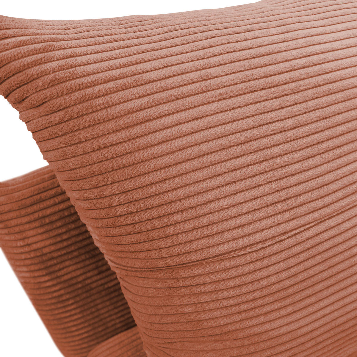 SCHLAFSOFA  mit Liegefunktion Cord Koralle  - Koralle/Schwarz, Design, Kunststoff/Textil (154/93/85cm) - MID.YOU