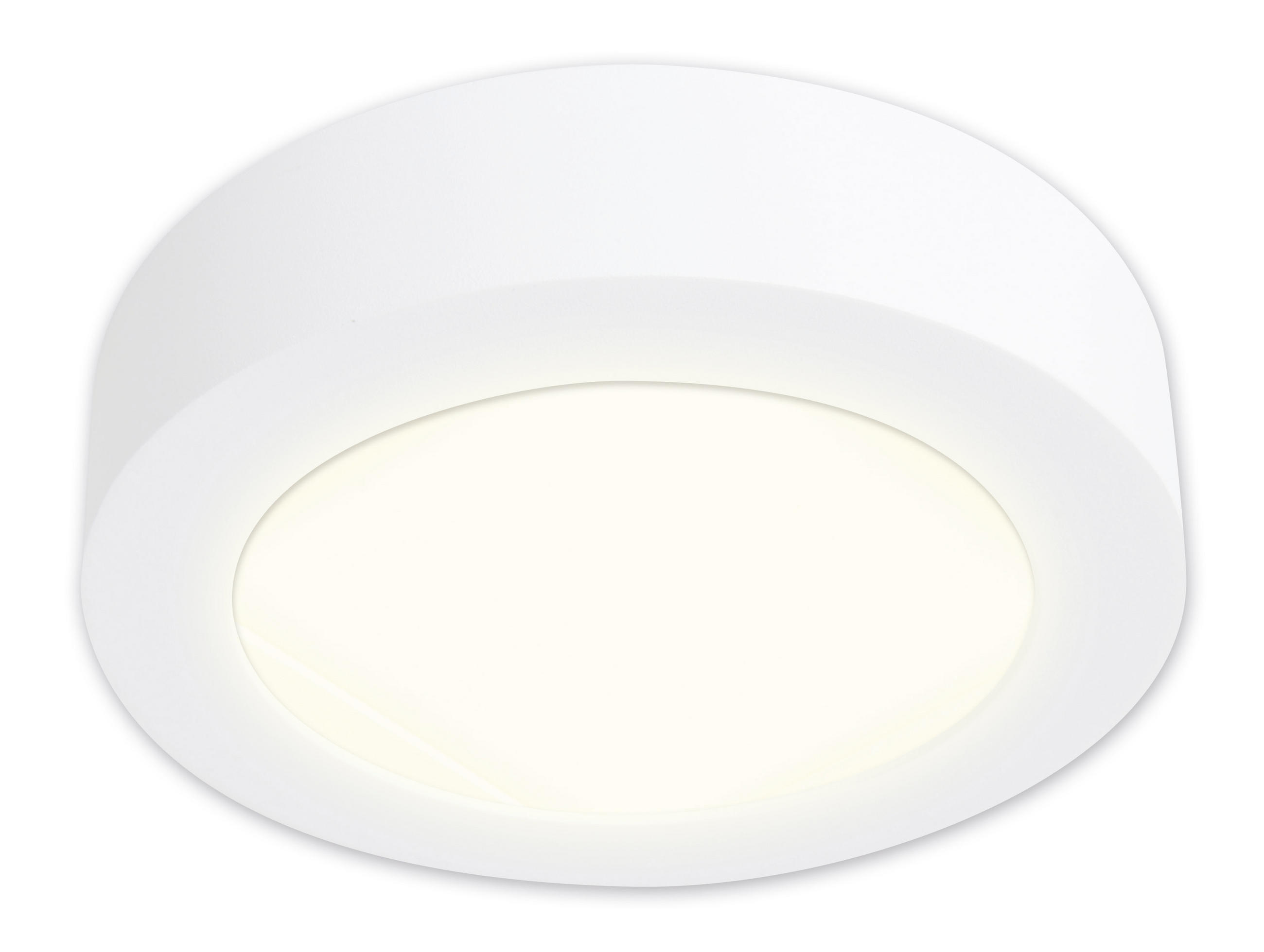 LED-DECKENLEUCHTE 17/4 cm   - Weiß, Design, Kunststoff/Metall (17/4cm) - Näve