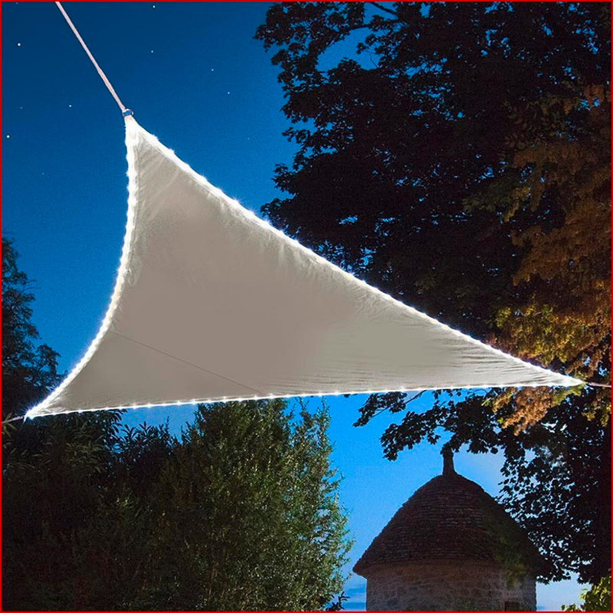 GARTENSONNENSEGEL - Beige, Trend, Kunststoff (360cm)