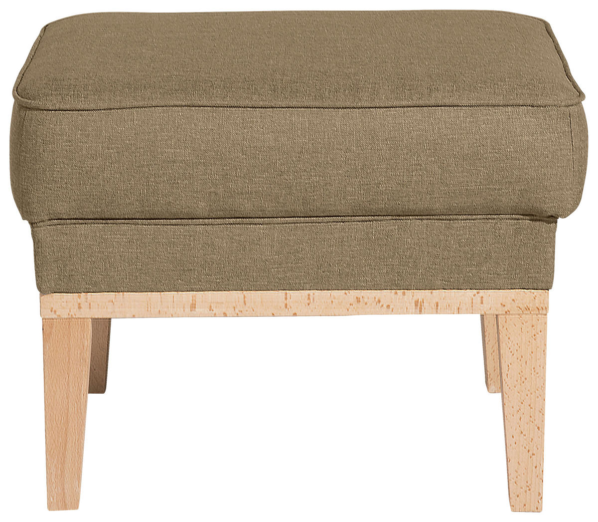 HOCKER in Textil Sandfarben  - Sandfarben/Naturfarben, Konventionell, Holz/Textil (50/41/41cm) - Max Winzer