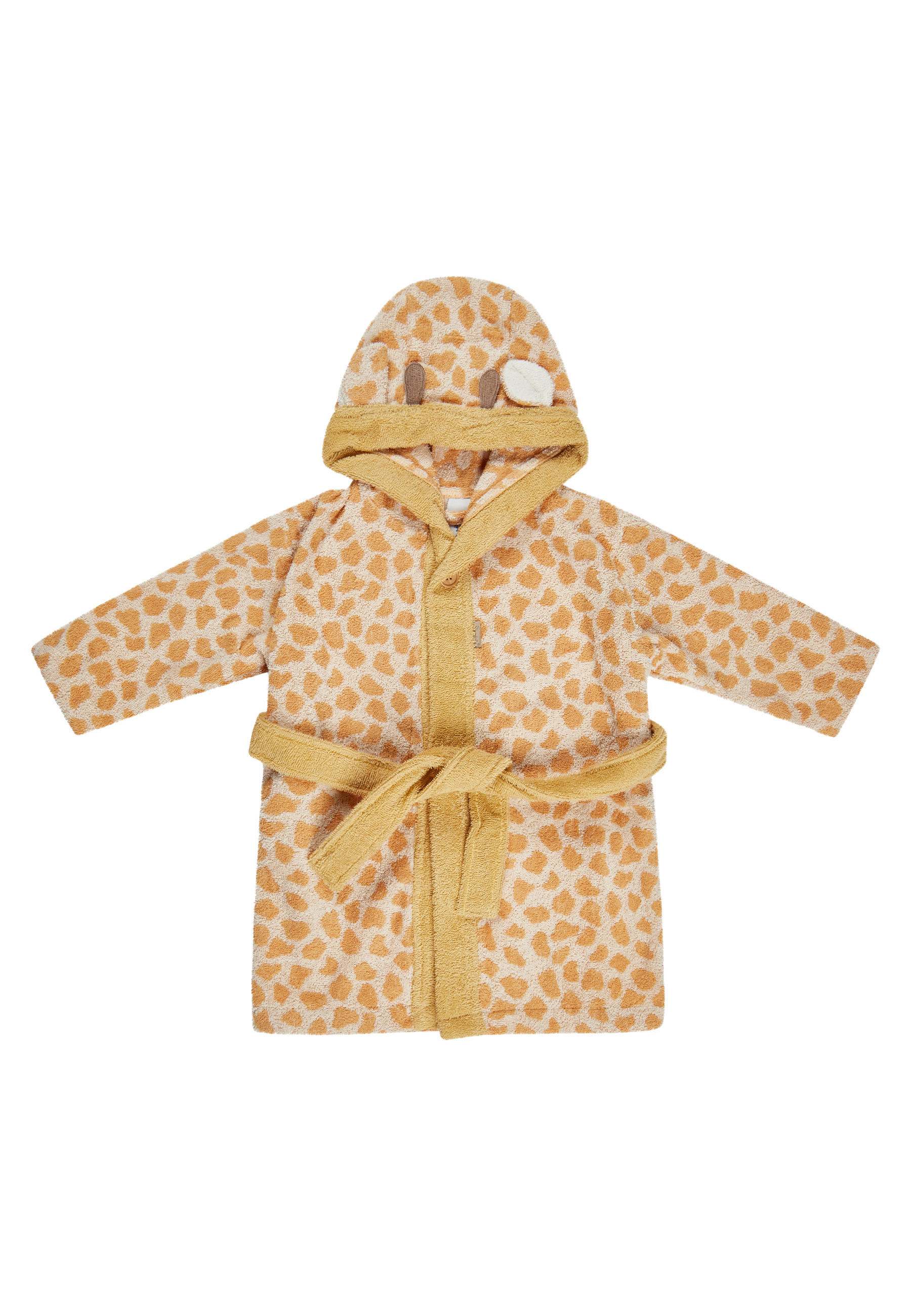 KINDERBADEMANTEL GIRAFFE KAYA  - Sandfarben, Basics, Textil (60/65/2cm) - Sterntaler