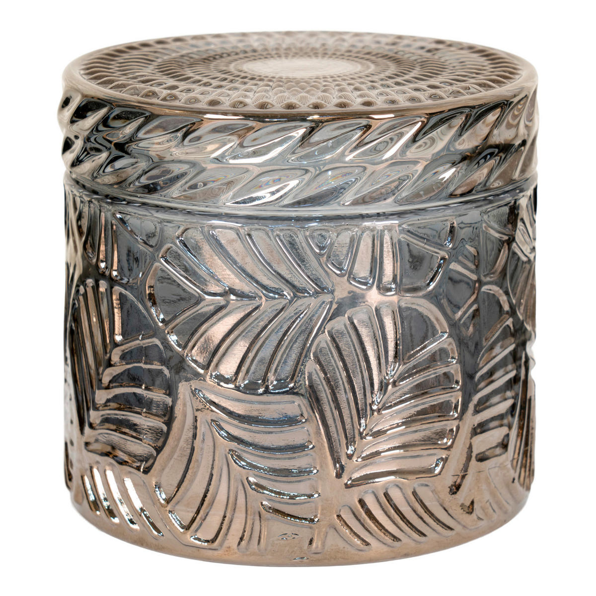 DEKORLÅDA i grå 9/8,5/9 cm   - grå, Basics, glas (9/8,5/9cm)