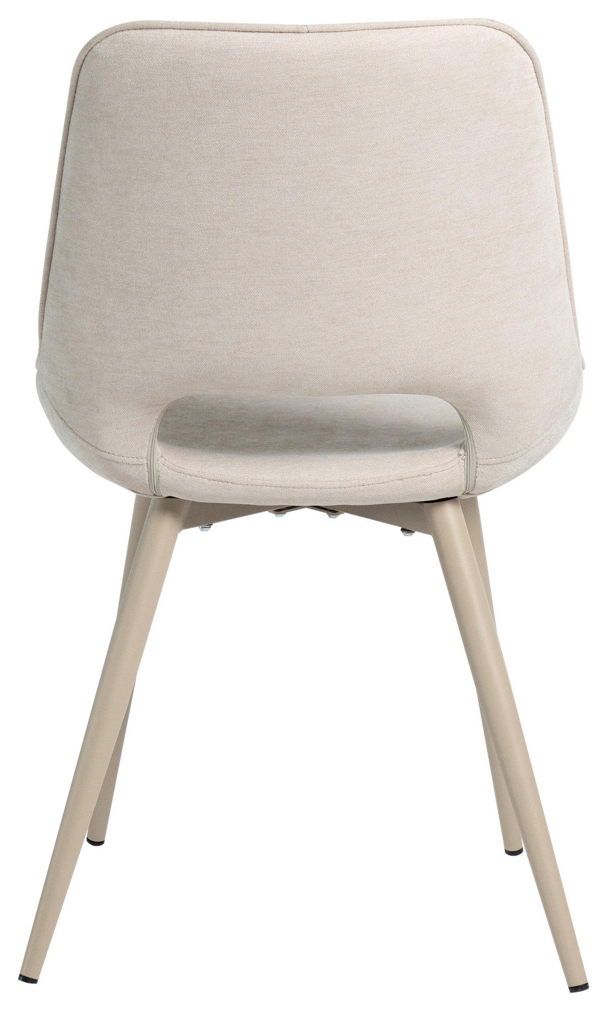 STUHL   Samt  Beige  - Beige, MODERN, Textil/Metall (50/86/62cm) - Livetastic