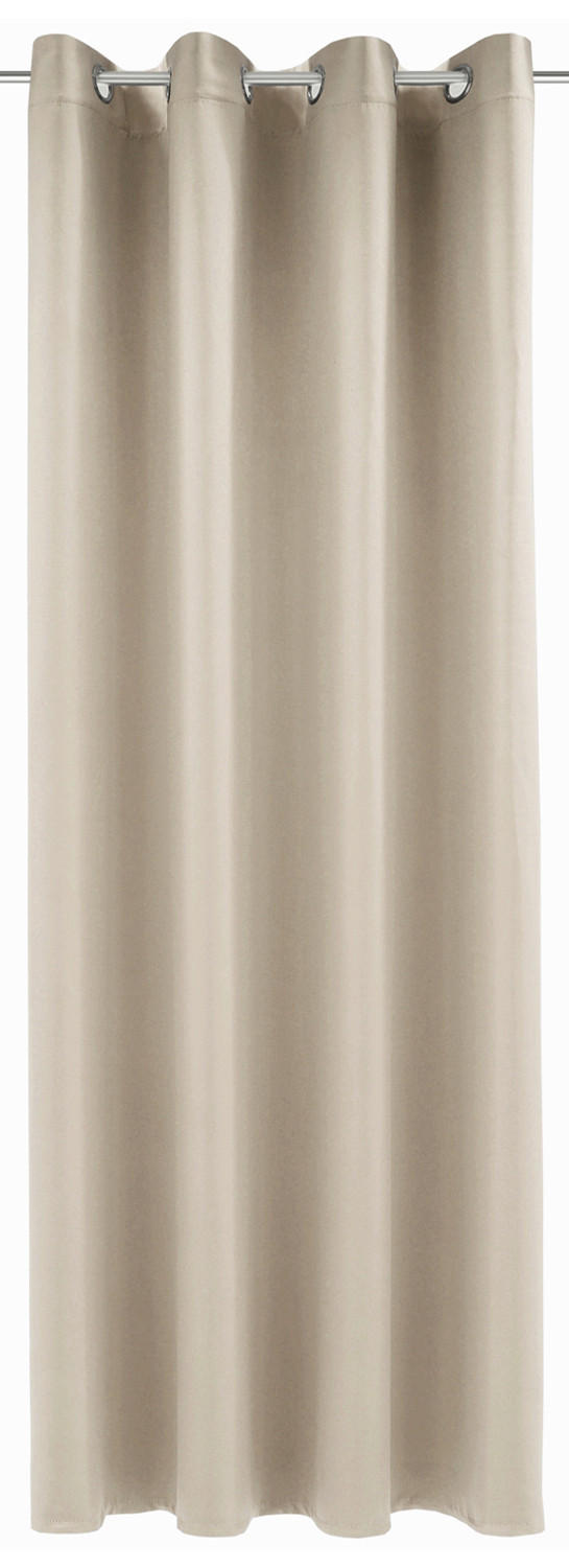 FERTIGVORHANG  black-out (lichtundurchlässig)  140/245 cm   - Grau, Basics, Textil (140/245cm)