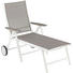 GARTEN-RELAXLIEGE 82/70,5/200 cm - Weiß/Grau, Design, Textil/Metall (82/70,5/200cm) - Kettler HKS GARTEN-RELAXLIEGE 82/70,5/200 cm - Weiß/Grau, Design, Textil/Metall (82/70,5/200cm) - Kettler HKS