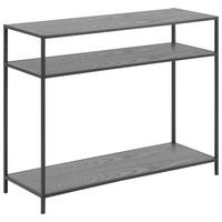 KONSOL i metall, trämaterial 100/35/79 cm    - svart, Trend, metall/trämaterial (100/35/79cm) - Best Price