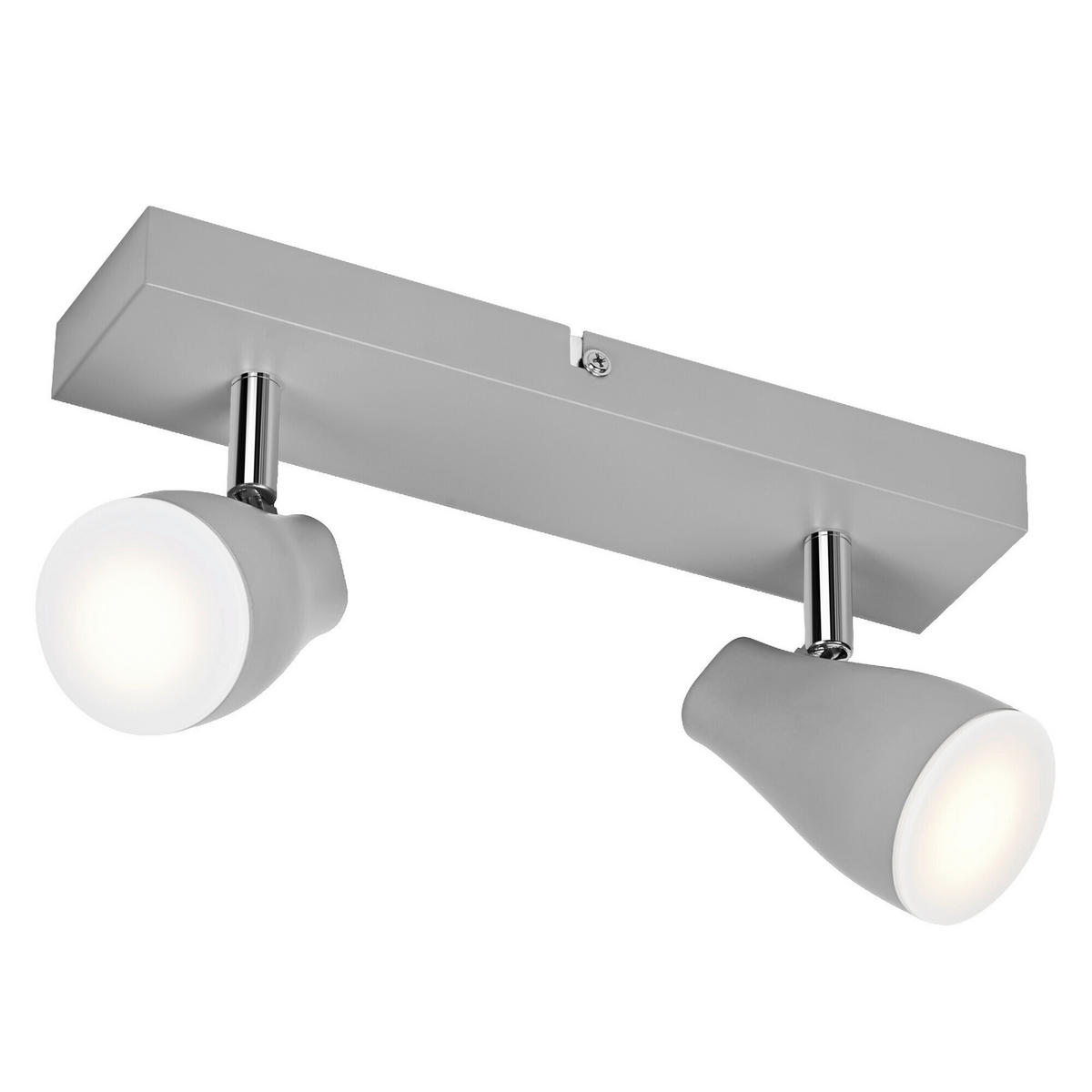 LED-STRAHLER 27,4/6/13,1 cm   - Grau, Basics, Kunststoff/Metall (27,4/6/13,1cm) - Osram