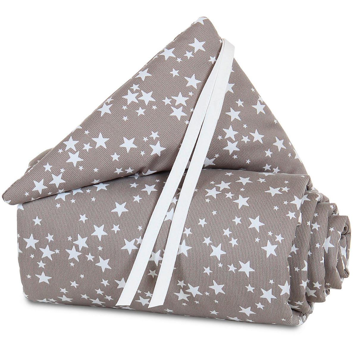 NESTCHEN Babybay Maxi/Boxspring   24/168 cm  - Taupe/Weiß, Basics, Textil (24/168cm) - Babybay