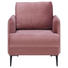 SESSEL in Textil Rosa - Schwarz/Rosa, Design, Textil/Metall (74/85/88cm) - Carryhome SESSEL in Textil Rosa - Schwarz/Rosa, Design, Textil/Metall (74/85/88cm) - Carryhome