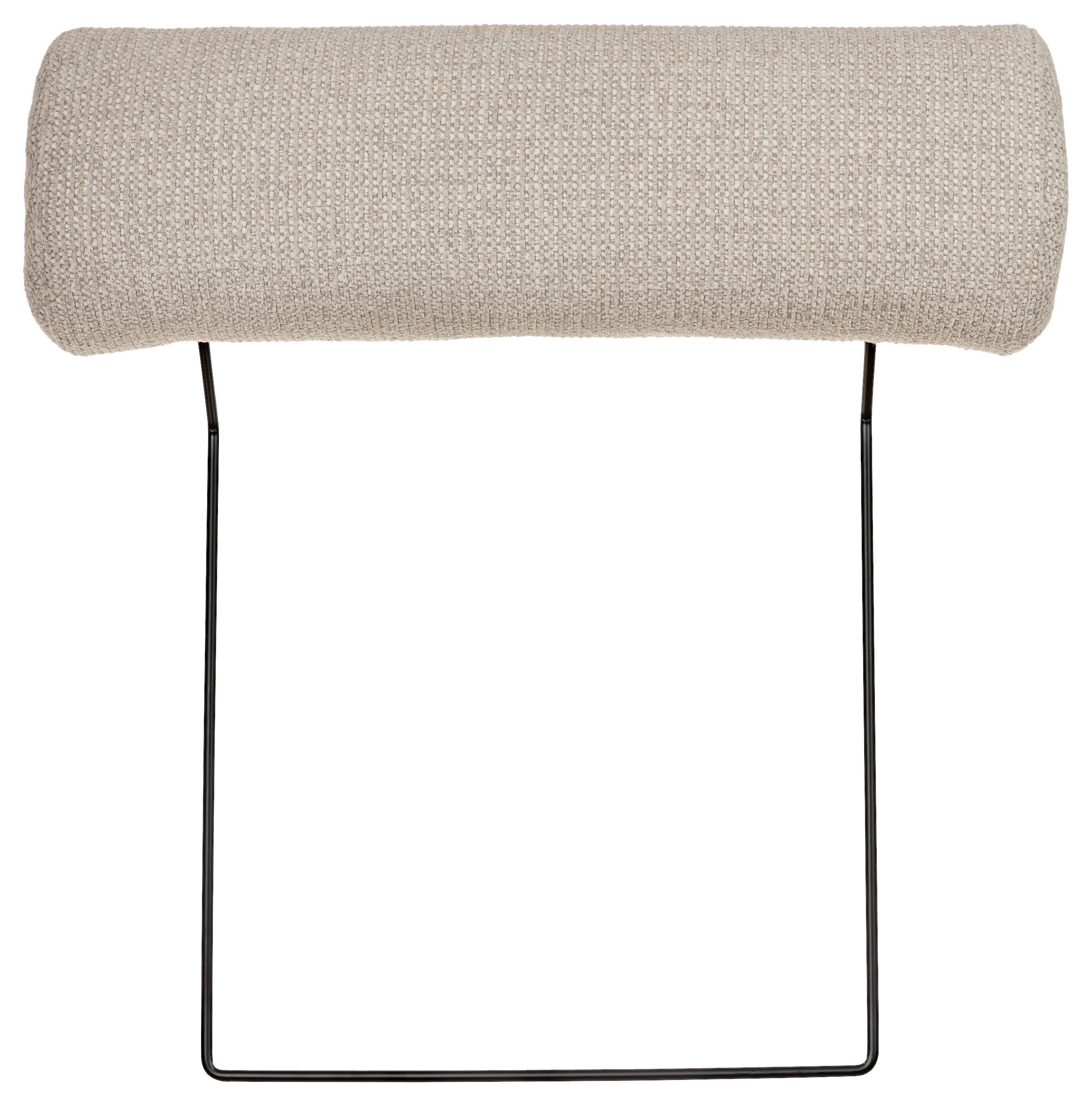 NACKSTÖD i  - ljusgrå, Basics, metall/textil (62/62/14cm) - Novel
