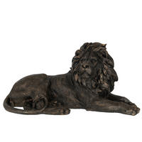 DEKOLÖWE - Bronzefarben, Basics, Kunststoff (78,5/35,5/40cm) - Ambia Home