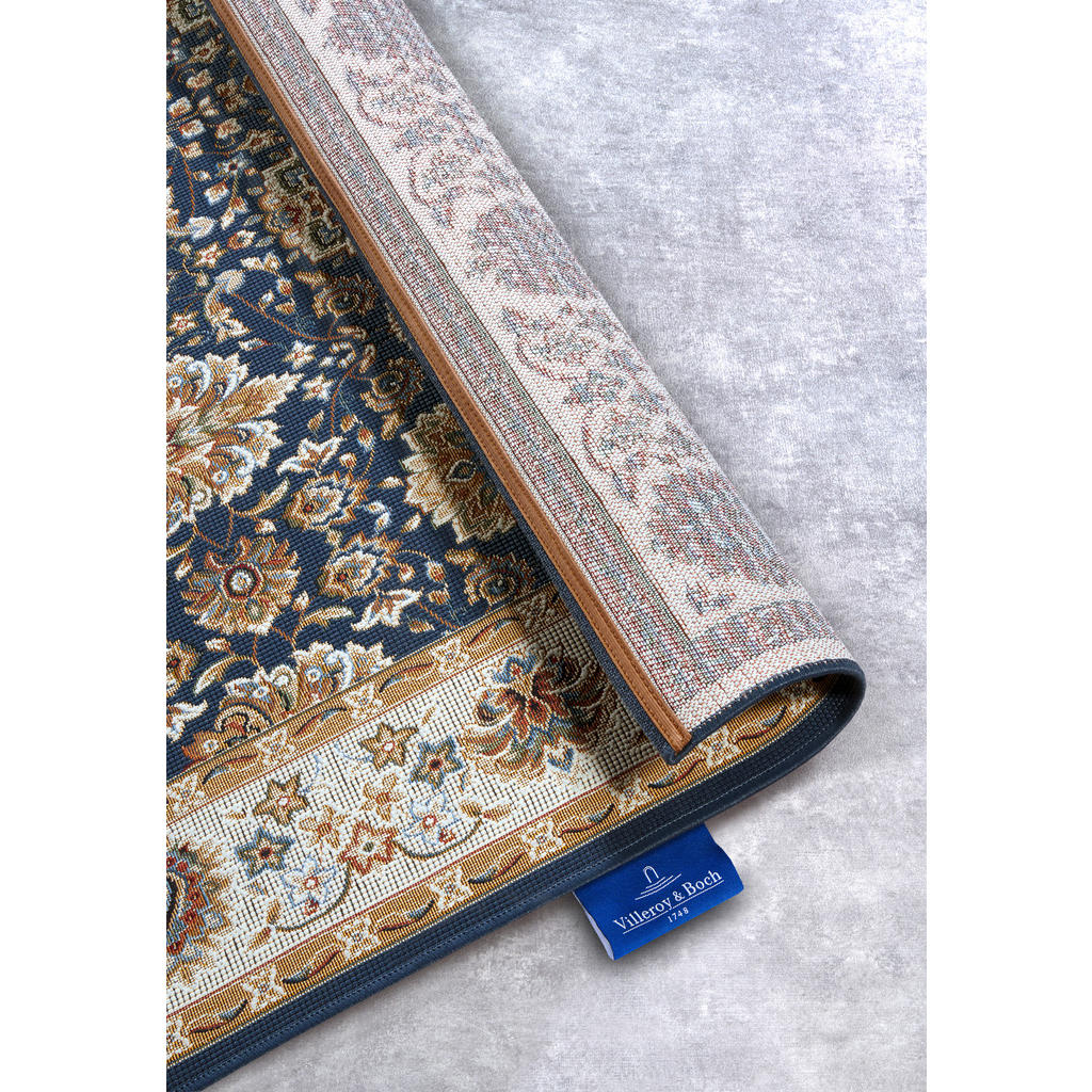 Thumbnail - Villeroy & Boch Outdoorteppich Kollektion 1767, Blau, Creme, Kunststoff, orientalisch, rechteckig, 120x180 cm, Oeko-Tex®...