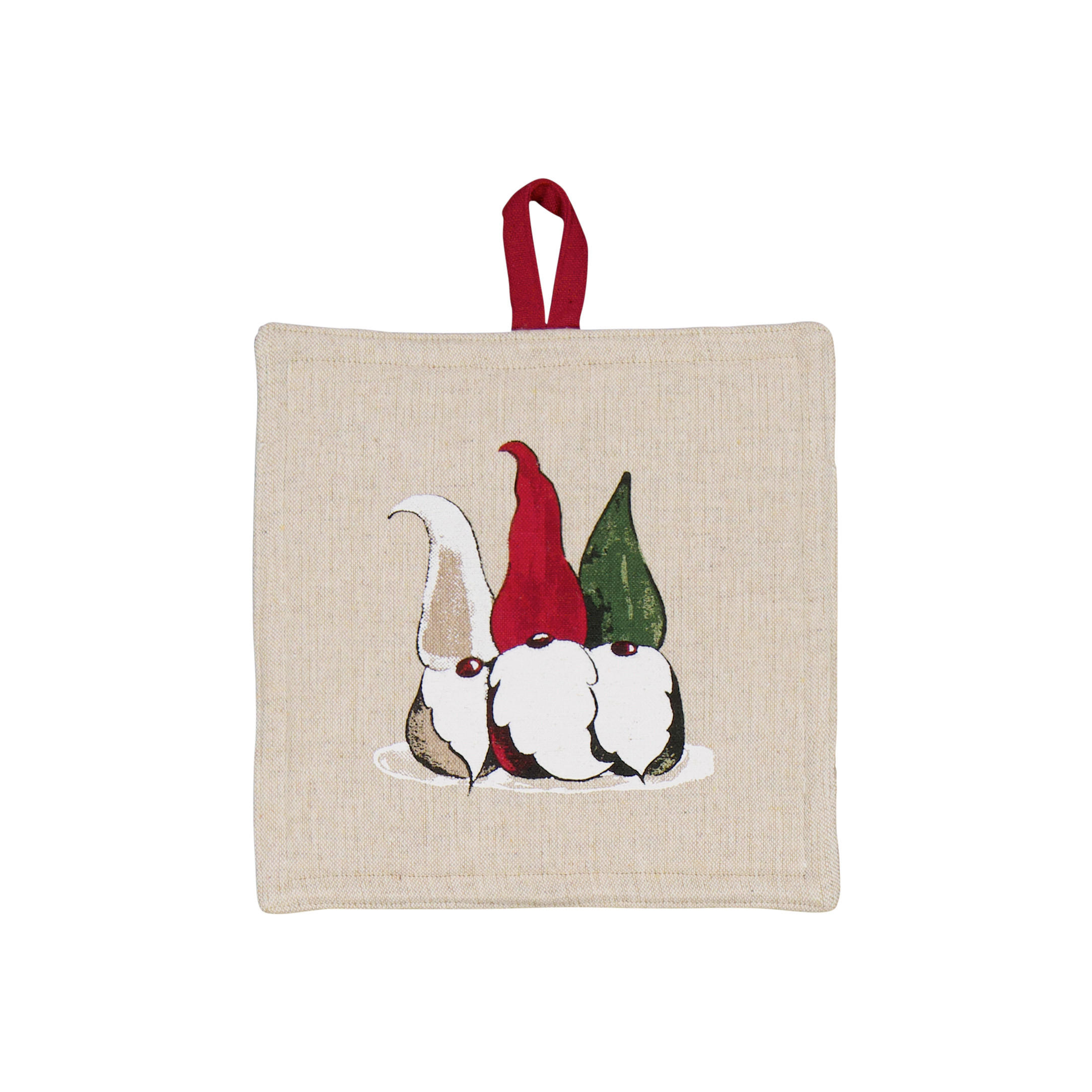 GRYTLAPP mörkröd, beige  - beige/mörkröd, Basics, textil (20/20cm)