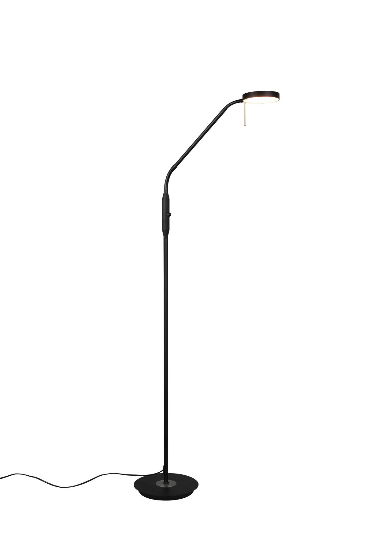 LED-STEHLEUCHTE - Schwarz, Basics, Metall (25/145cm) - Trio Leuchten