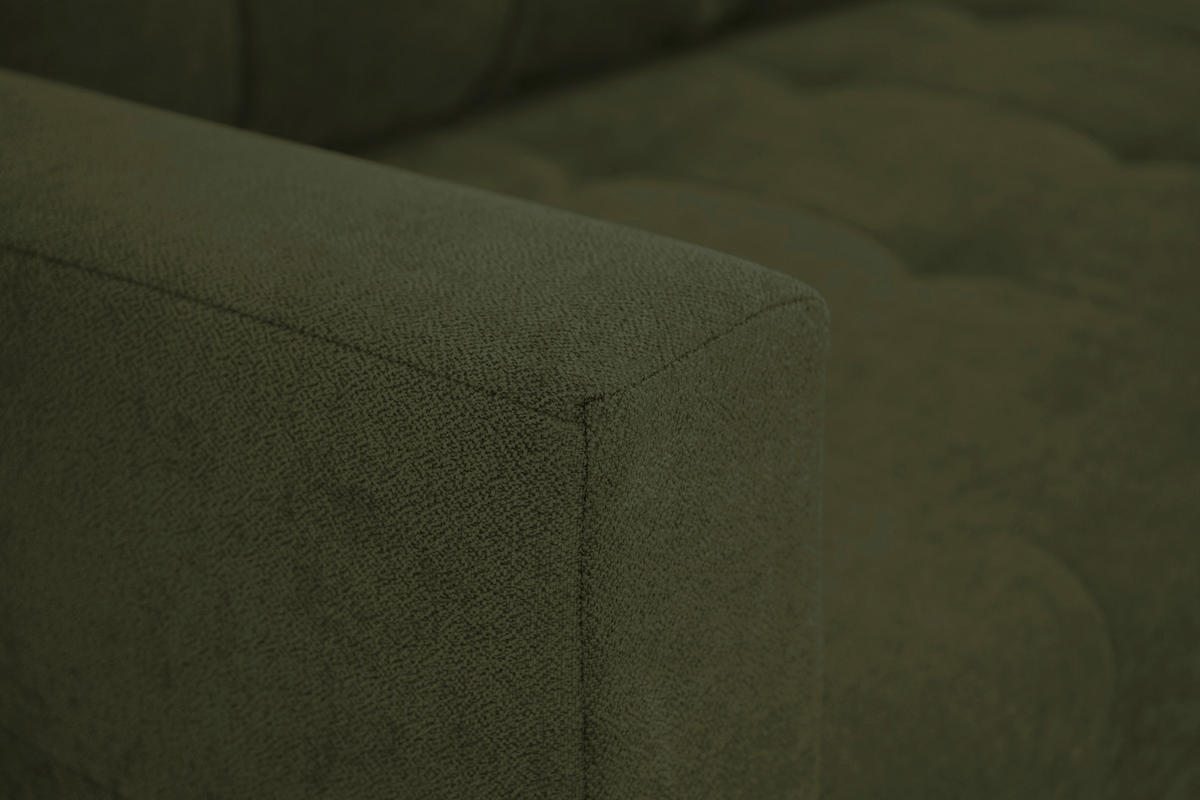 HÖRNSOFFA i olivgrön  - olivgrön, Design, textil (232/141cm) - MID.YOU