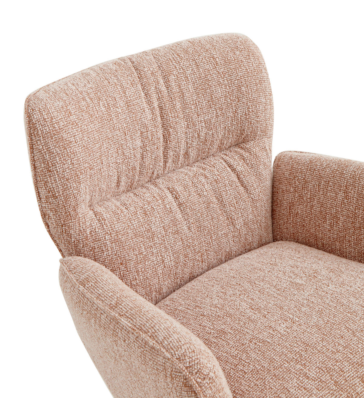 ARMLEHNSTUHL  in Eisen Leinenoptik  - Schwarz/Rosa, Design, Textil/Metall (67/86/68cm) - Novel