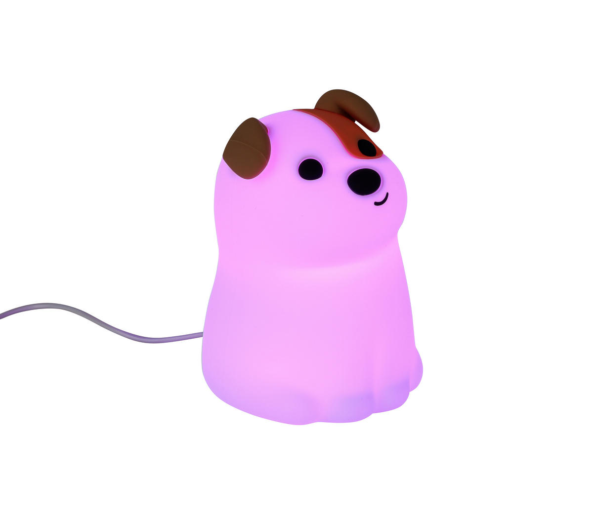 NOČNÉ SVETLO, 9,2/13,8/11,5 cm - biela, Trend, plast (9,2/13,8/11,5cm) - Novel