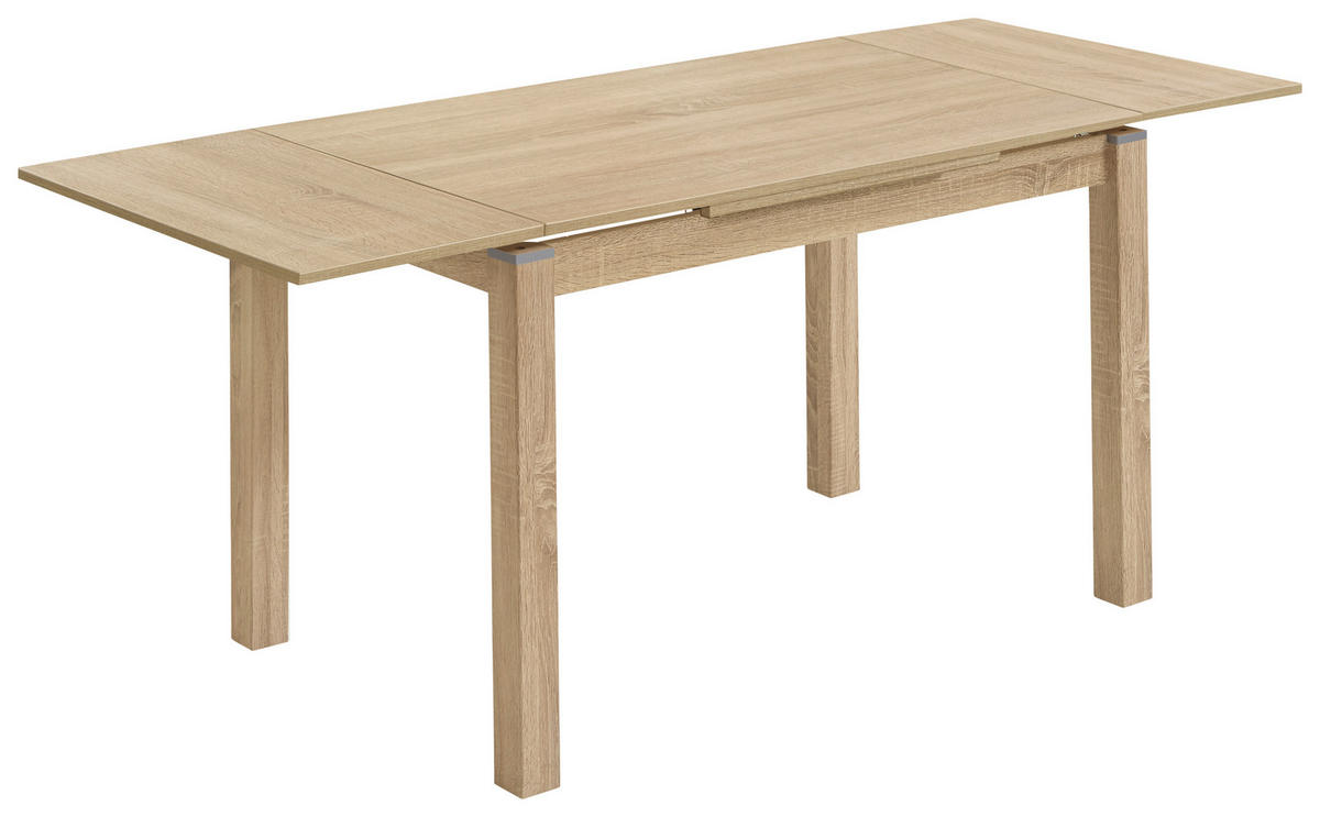 ESSTISCH in Holzwerkstoff 110-170/70/76 cm  - Sonoma Eiche, Konventionell, Holzwerkstoff (110-170/70/76cm) - Valdera