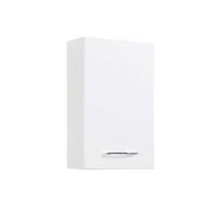 HÄNGESCHRANK 40/64/20 cm  - Chromfarben/Weiß, KONVENTIONELL, Holzwerkstoff/Metall (40/64/20cm) - Xora