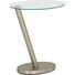 BEISTELLTISCH in Klar, Edelstahlfarben - Klar/Edelstahlfarben, Design, Glas/Metall (40/48/30cm) BEISTELLTISCH in Klar, Edelstahlfarben - Klar/Edelstahlfarben, Design, Glas/Metall (40/48/30cm)