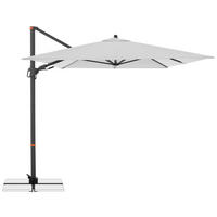 AMPELSCHIRM  320/240 cm  - Anthrazit/Hellgrau, Basics, Textil/Metall (320/240cm) - Doppler