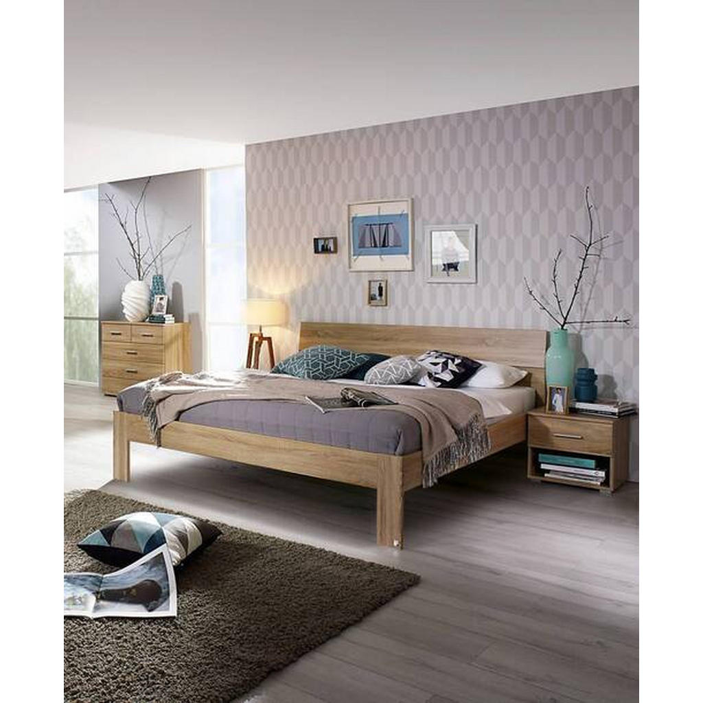 Thumbnail - Xora Bett, Sonoma Eiche, 160x200 cm, Blauer Engel, BQ - Bündnis für Qualität, Made in Germany, in verschiedenen Holzdeko...