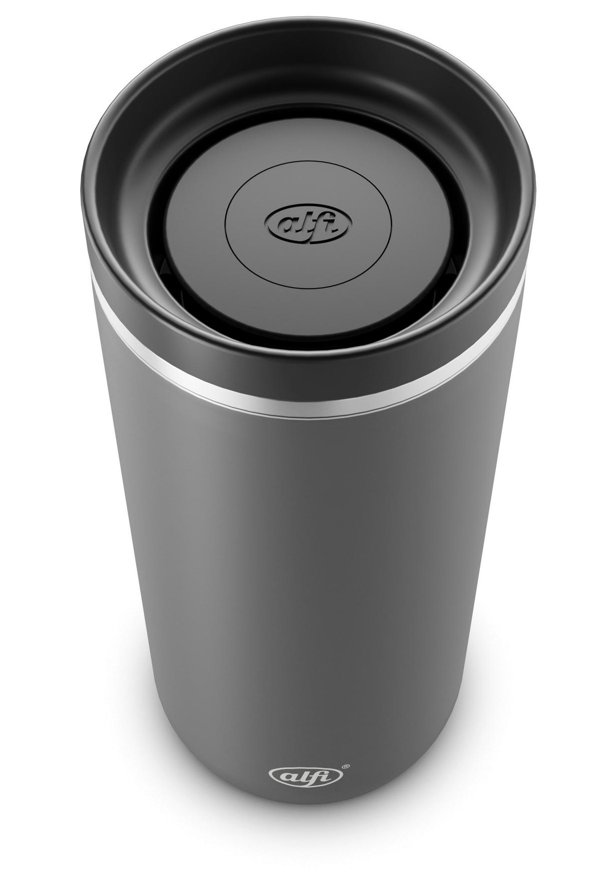 THERMOBECHER ISO COFFEE MUG PRO 0,38 L  - Schwarz, Basics, Metall (0.38l) - Alfi