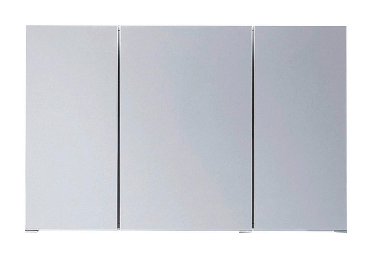 SPIEGELSCHRANK 90/64/15 cm  - Weiß, Basics, Glas/Holzwerkstoff (90/64/15cm) - Novel