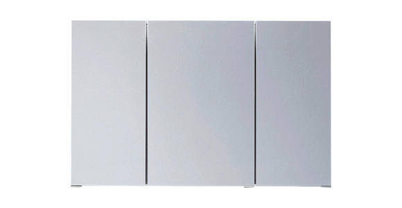 SPIEGELSCHRANK 90/64/15 cm - Weiß, Basics, Glas/Holzwerkstoff (90/64/15cm) - Novel