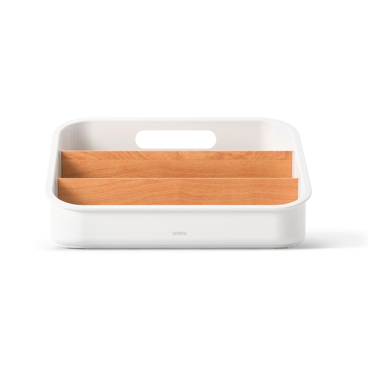 ORGANIZER  - Naturfarben/Weiß, Basics, Holz/Kunststoff (20/13/26cm) - Umbra