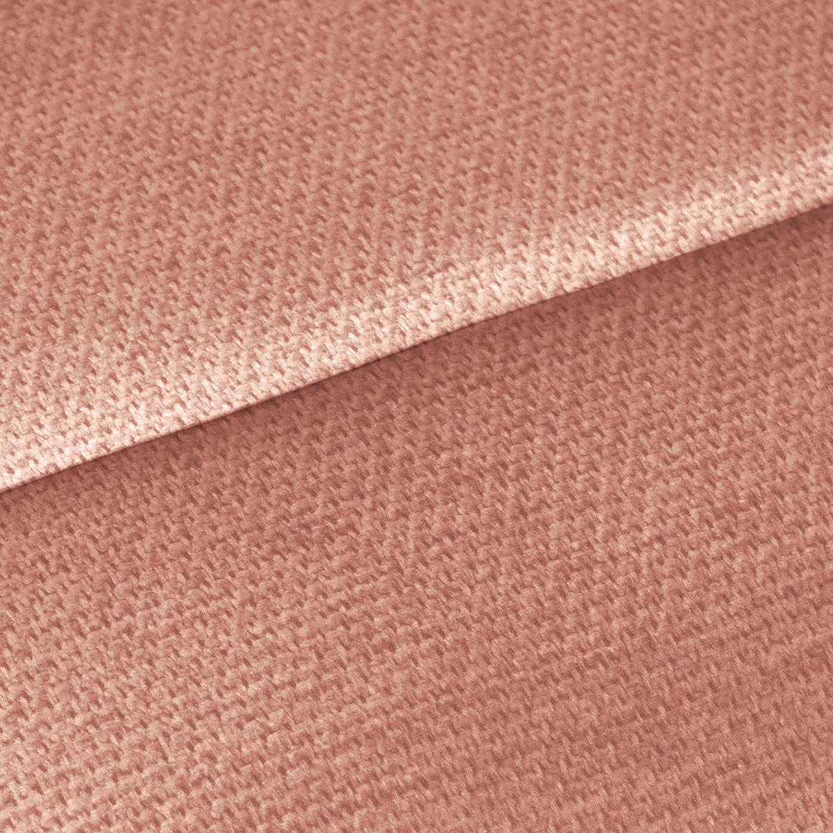 RELAXLIEGE in Webstoff Lachsfarben  - Silberfarben/Lachsfarben, Design, Textil/Metall (65/65/171cm) - Livetastic