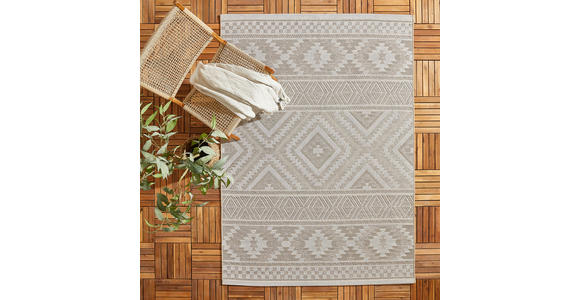 OUTDOORTEPPICH 120/170 cm Trinidad  - Beige, Design, Kunststoff/Textil (120/170cm) - Novel