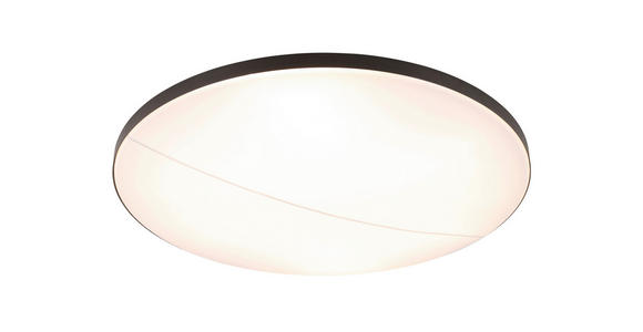 LED-DECKENLEUCHTE 79,5/10,5 cm   - Schwarz, Design, Kunststoff/Metall (79,5/10,5cm) - Novel