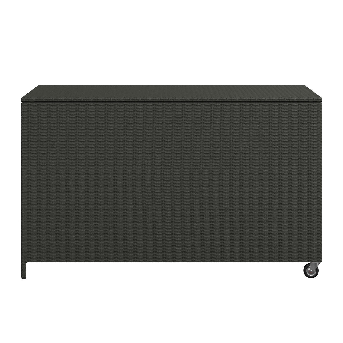 KISSENBOX 155/95/81 cm  - Schwarz, MODERN, Kunststoff/Textil (155/95/81cm) - Ambia Garden