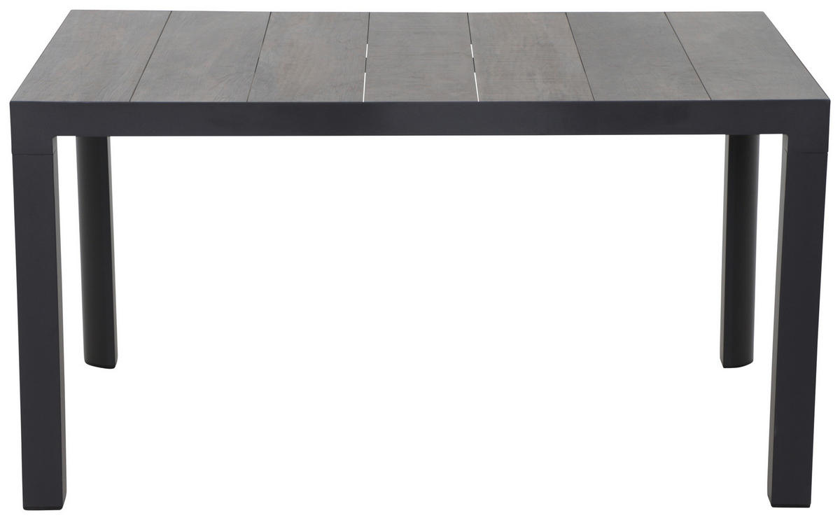 GARTENGARNITUR 5-teilig Aluminium  - Anthrazit, KONVENTIONELL, Keramik/Kunststoff (90/74/140cm) - Siena Garden