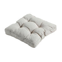 SITZKISSEN 47/47/6 cm    - Hellgrau, Basics, Textil (47/47/6cm)