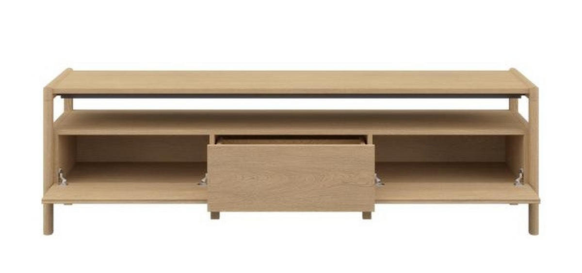TV-BÄNK  177/53/45 cm 1 låda(or) möbler i samma serie finns att köpa till, stående, finns i olika träslag, finns i olika trädekorer  - ekfärgad, Design, trä (177/53/45cm) - Skovby