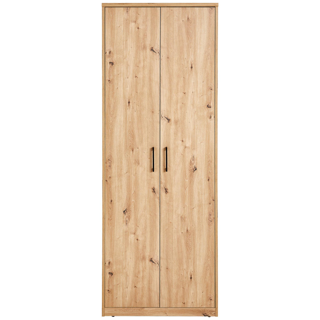 Thumbnail - Xora Mehrzweckschrank, Eiche Artisan, Metall, 1 Fächer, 72x194x54 cm, stehend, Waschküche, Mehrzweckschränke