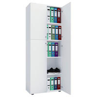 AKTENSCHRANK 70/182/37 cm  - Weiß, KONVENTIONELL, Holzwerkstoff (70/182/37cm) - MID.YOU