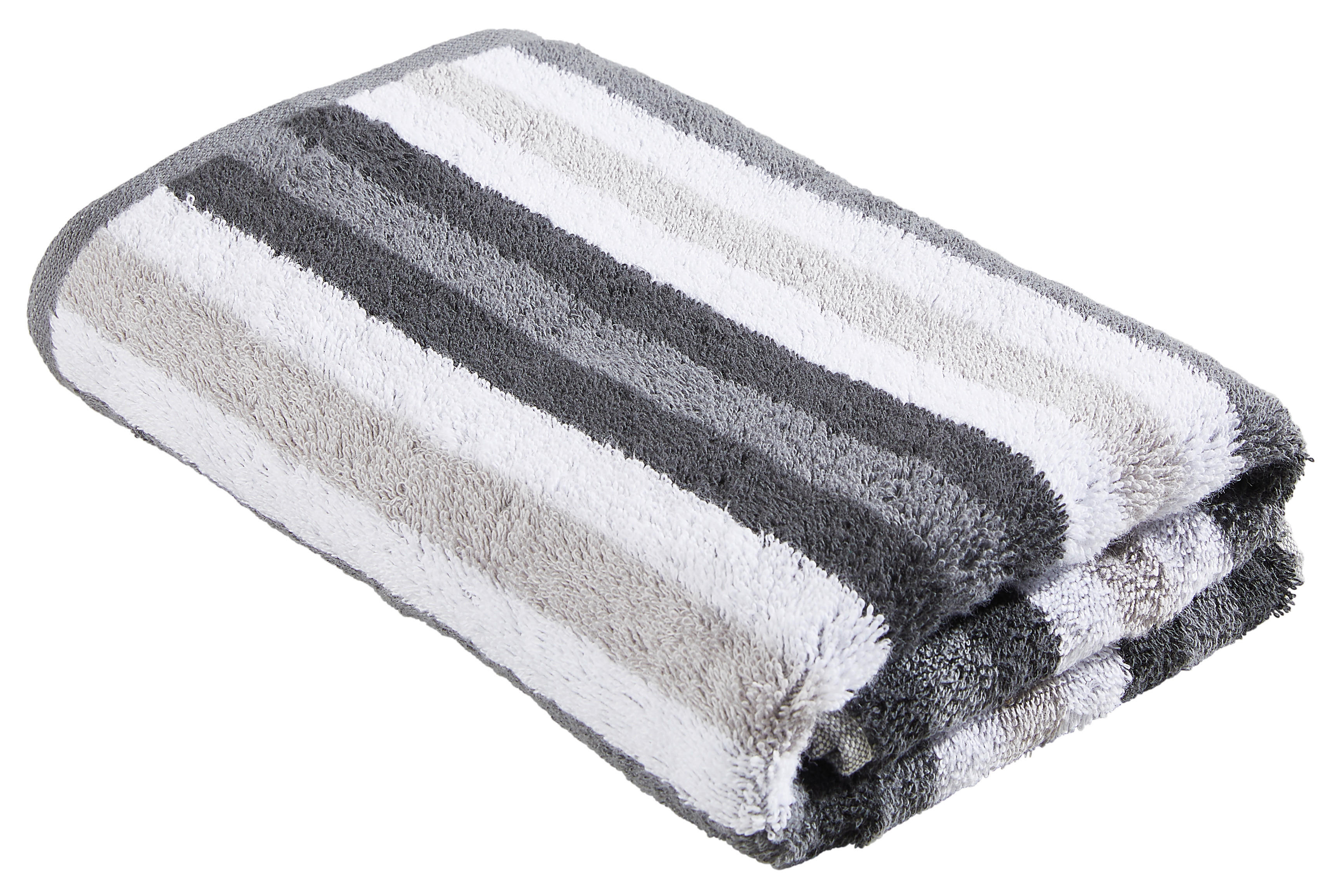 Cawö Handtuch Baumwolle 50 x 100 cm Anthrazit Grau Weiß mit Karos 
