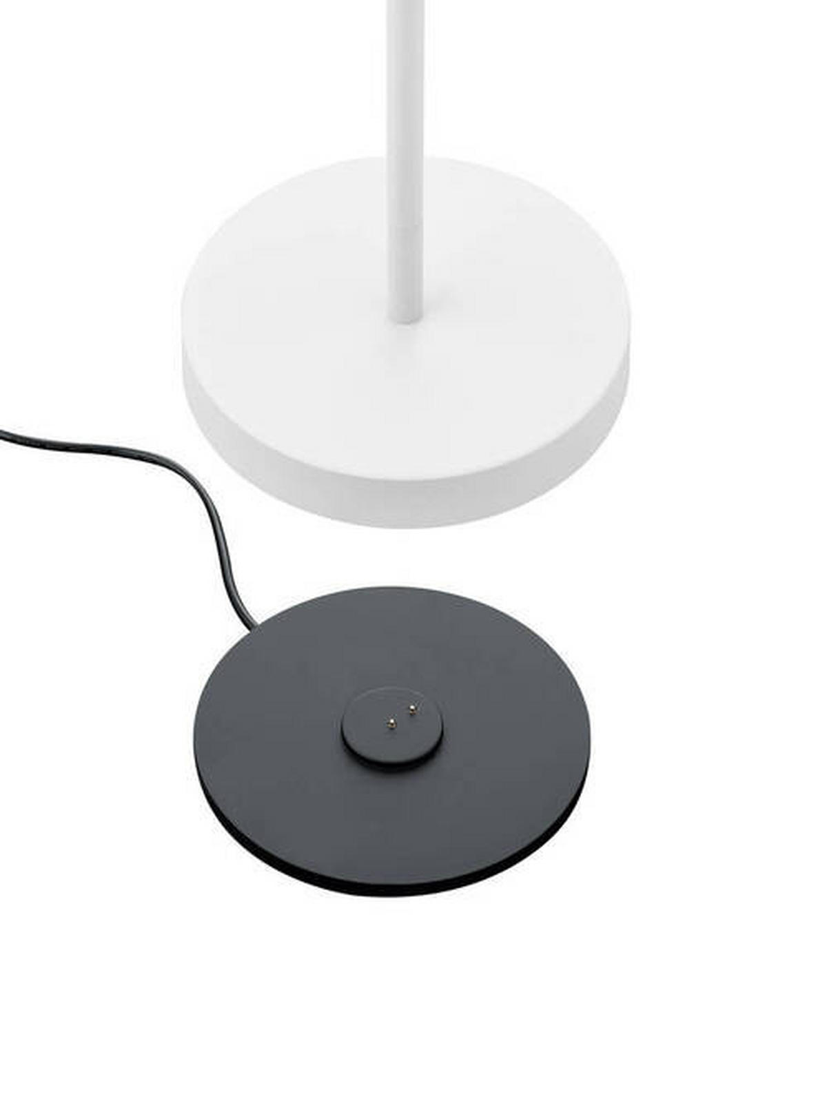 AKKU-STEHLEUCHTE 16/120 cm    - Weiß, KONVENTIONELL, Metall (16/120cm) - Hell
