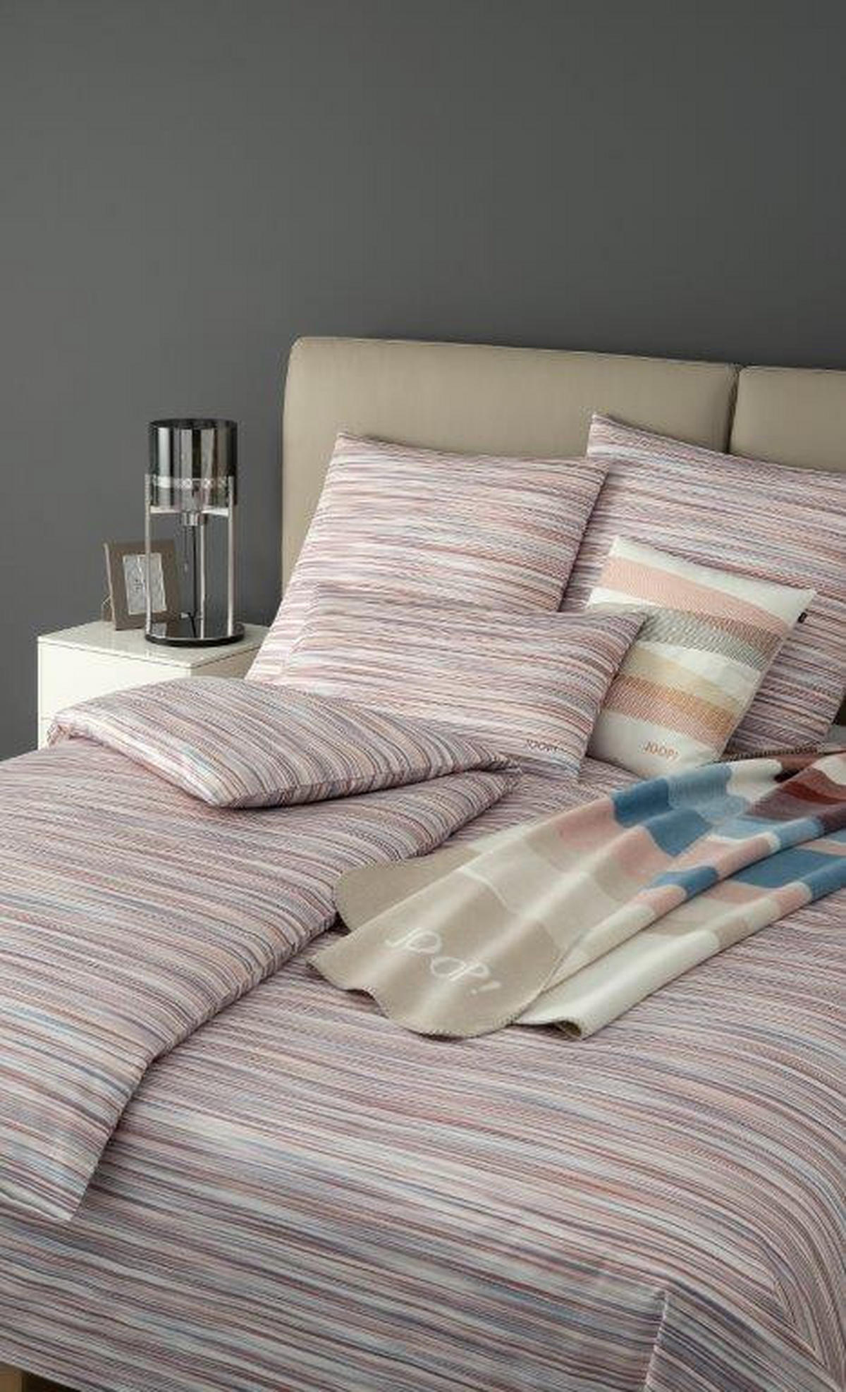 POSTELJINA VIVID 140/200 cm makosaten crvena  - crvena, Konvencionalno, tekstil (140/200cm) - Joop!