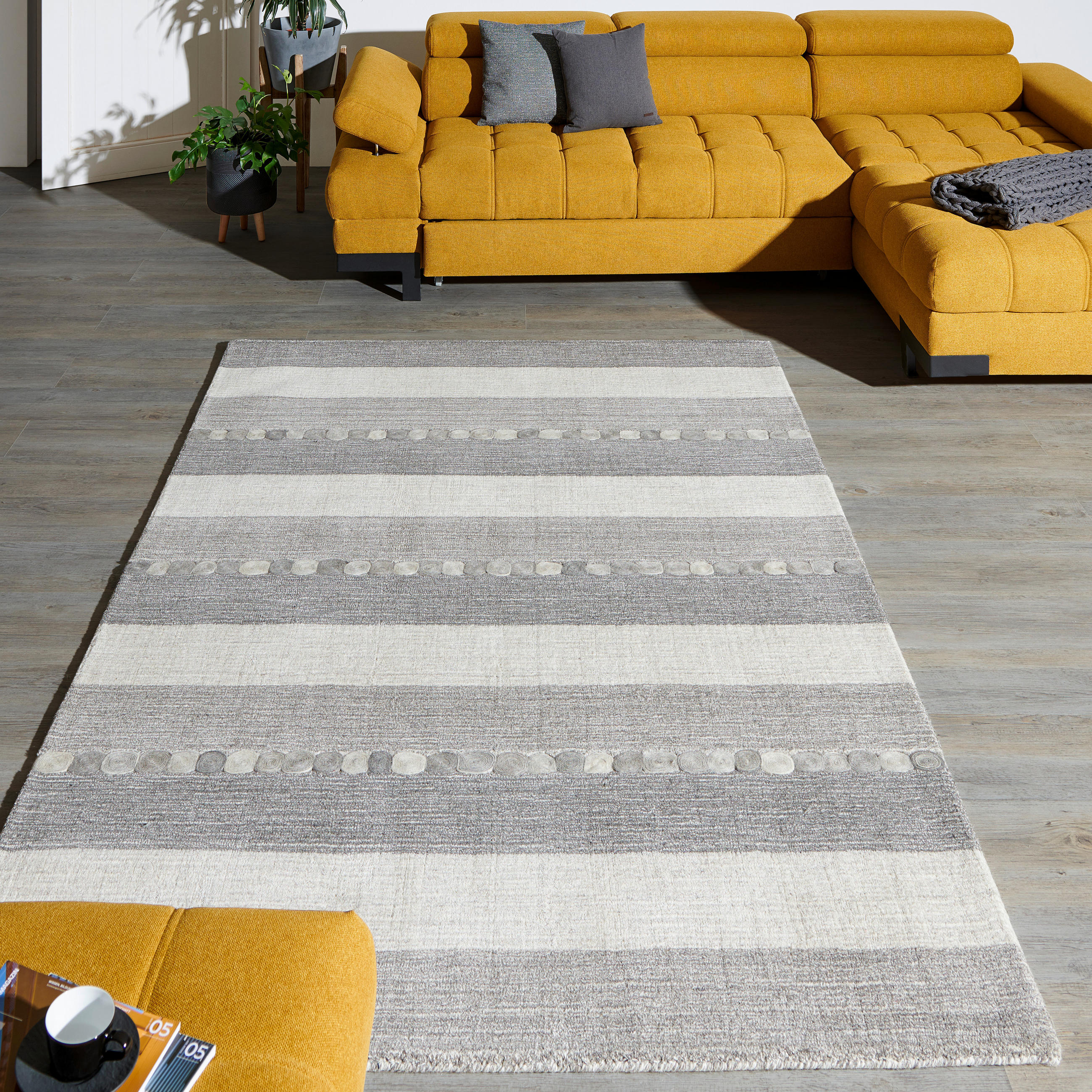 ORIENTÁLNÍ KOBEREC, 160/230 cm, šedá - šedá, Konvenční, textil (160/230cm) - Cazaris