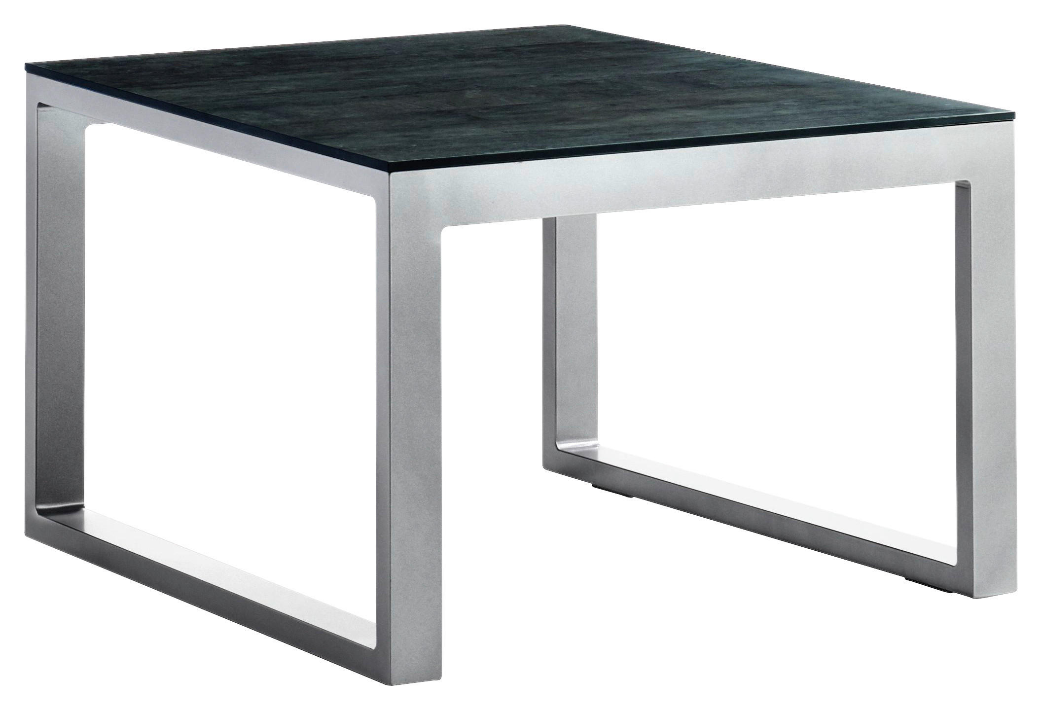 LOUNGETISCH 60/60/44 cm Metall  - Graphitfarben, Basics, Kunststoff/Metall (60/60/44cm) - Sieger