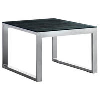 LOUNGETISCH 60/60/44 cm Metall  - Graphitfarben, Basics, Kunststoff/Metall (60/60/44cm) - Sieger
