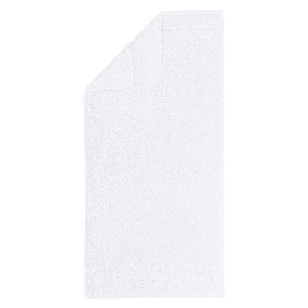 HANDTUCH 50/100 cm Micro Touch Weiß Hochglanz  - Weiß Hochglanz, Basics, Textil (50/100cm)