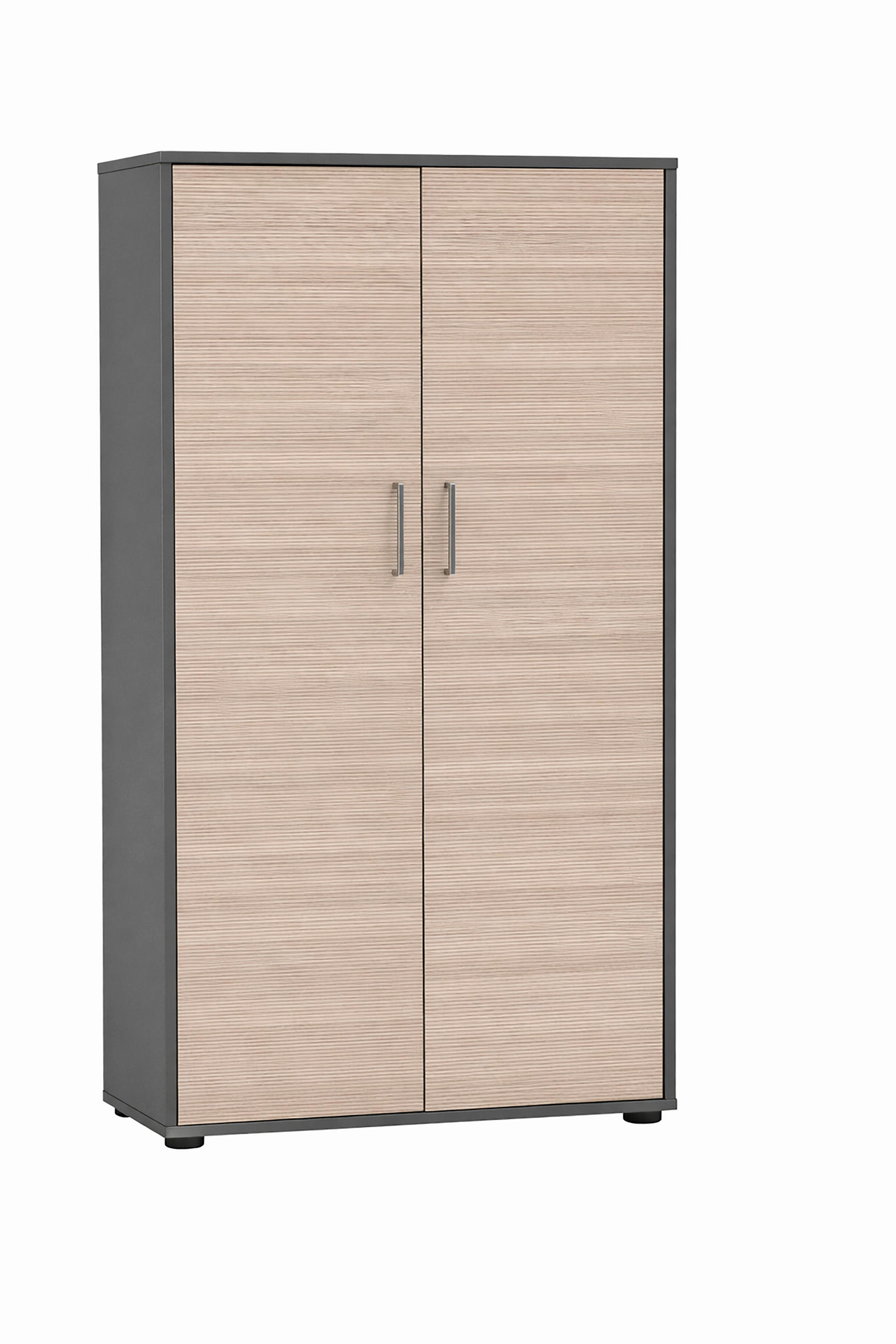 AKTENSCHRANK Anthrazit, Beige  - Beige/Anthrazit, MODERN, Holzwerkstoff (80,1/150/38,2cm) - MID.YOU