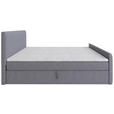 BOXBETT 180/200 cm  in Grau  - Schwarz/Grau, KONVENTIONELL, Holz/Textil (180/200cm) - Carryhome