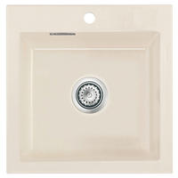 SPÜLE Mera 51 / 50010110  - Magnolie, Basics, Keramik (51/51/20cm) - Systemceram